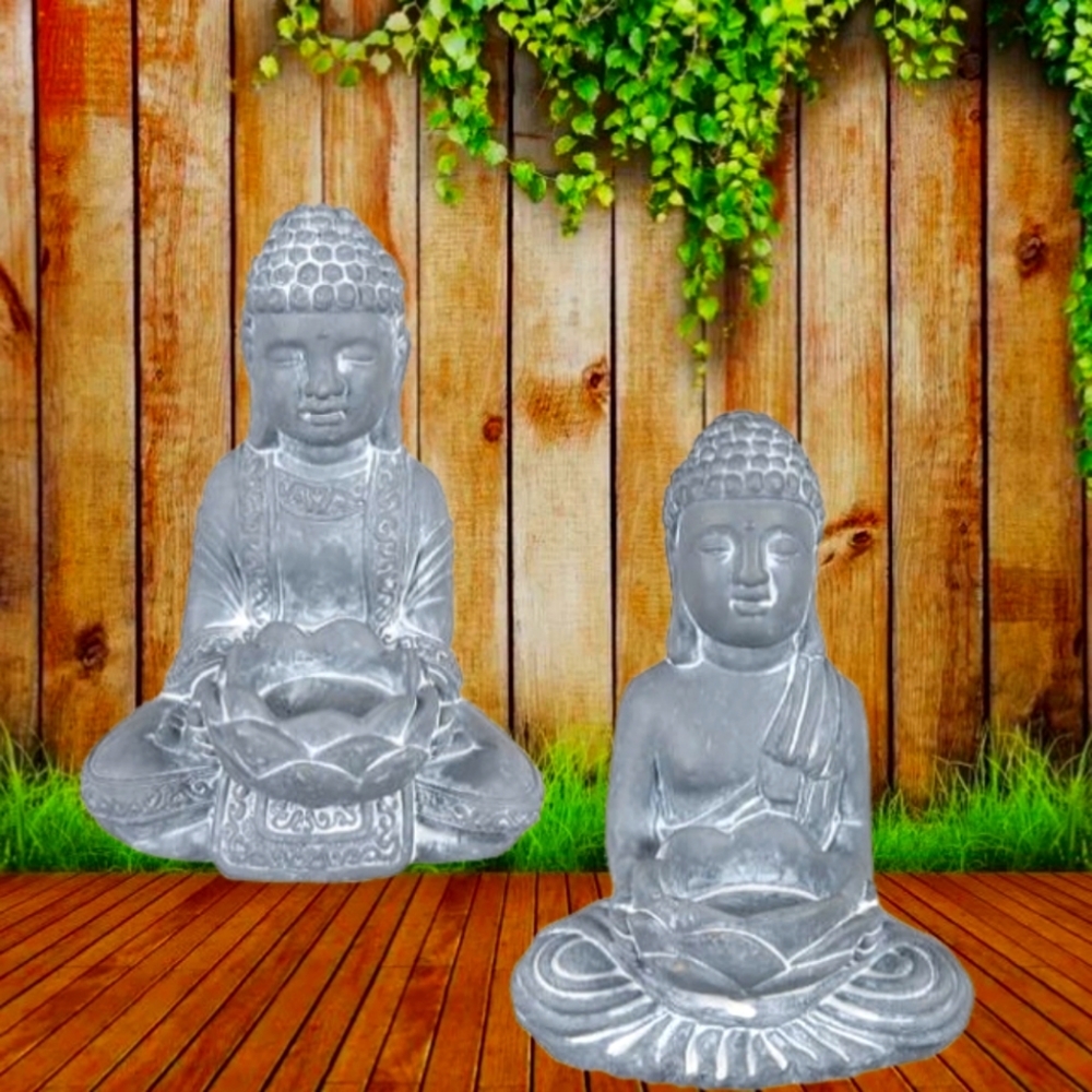 Cement Buddha statue